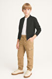 Erkek Çocuk Komando Cepli Beli Lastikli Okul Pantolonu AK1000-1-2