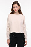 WL GOLD 16SS122 4FX Kadın Bej Sweatshirt - 101610669