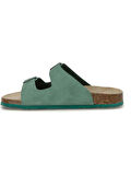 LUMBERJACK JOLIE SU 4FX YEŞİL HAKİKİ DERİ COMFORT ANATOMİK TERLİK