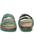 LUMBERJACK JOLIE SU 4FX YEŞİL HAKİKİ DERİ COMFORT ANATOMİK TERLİK