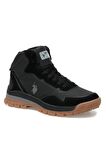U.S Polo Assn. SAGAN HI 4PR 101811701 Erkek Bot Siyah 40-45 