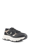 U.S.POLO ASSN.VIAVAI 4PR SİYAH COMFORT CASUAL ANATOMİK SPOR AYAKKABISI