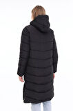 Lumberjack WL ULRIKA 3UKR102 4PR 101782458 Kadın Uzun Mont Siyah XS-XL 