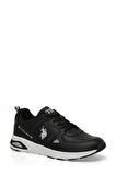 VANCE 4PR Siyah Erkek Sneaker Spor Ayakkabı-Siyah