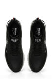 VANCE 4PR Siyah Erkek Sneaker Spor Ayakkabı-Siyah