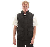 101742846-R Lumberjack 4W Ml Arnold Vest 4Ct646 4Pr Erkek Yelek Siyah