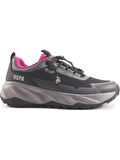U.S.POLO ASSN LOREN 4PR SİYAH COMFORT CASUAL ANATOMİK SPOR AYAKKABISI