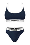 Yohannes Club, Kadın Pamuklu İç Çamaşırı Takımı, Renk Seçenekli, (Bralet-Kemerli Bikini Slip)