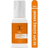 Shea Yağı Özlü Arbutin Içerikli Spf 50 Tüm Ciltler Için Nemlendirici Güneş Kremi 50 ml