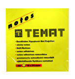 Temat Yapışkanlı Not Kağıdı 75X75 80 Yaprak Sarı - 2 adet