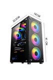 Mintra K201 Tm I5-3470 16GB 256GB SSD 512GB Hdd Gt 740 4GB Oyuncu Masaüstü Bilgisayarı