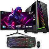 e-Vix Narcissus İ3-10100F 16GB 256GB M.2 NVMe RX 580 8GB 24" Oyuncu Masaüstü Bilgisayarı