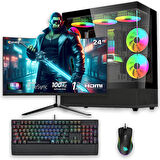 e-Vix Athena i5-10400F 16GB 512GB M.2 NVMe RT 3060 12GB 24" Oyuncu Masaüstü Bilgisayarı