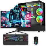 e-Vix Pontus x i5-12400F 32GB 512GB M.2 NVMe 6800 XT GDDR6 16GB 24" Oyuncu Masaüstü Bilgisayarı