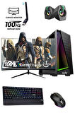 Mintra RX44 GAMER R5 5512 16GB 512GB M.2  SSD RX580 8GB GDDR5 24"100Hz Oyuncu Masaüstü Bilgisayarı