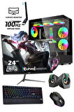 Mintra RTX SUPER R5 5512 16GB 512GB M.2 SSD RTX 2060 SUPER 8GB GDDR6 24"165Hz Masaüstü Bilgisayarı