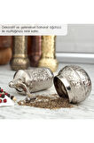 Nikel Renk Zamak Karabiber El Değirmeni Öğütücü Grinder 11 Cm