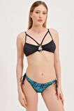 DESENLİ CAM BONCUK DETAYLI BİKİNİ