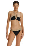 Zeki Vanessa Siyah Boyundan Bikini Takımı