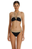 Zeki Vanessa Siyah Boyundan Bikini Takımı