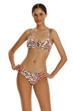 Zeki Beatrice Desenli Bikini Takımı