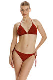 Zeki Rufina Kırmızı Üçgen Bikini Takımı