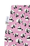 Desenli Kadın Ev Şort – Chill Space Collection – Chilly Panda