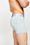 Paul Kenzie x Kurtaran Ev - Desenli Erkek Boxer - Poppy