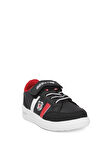 Kinetix 101893469 4F Malibu PU BJK 4PR Patik Erkek Çocuk Klasik Sneaker Siyah - Beyaz