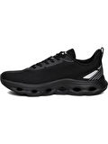 LOTTO MODEA 4PR SİYAH GÜMÜŞ COMFORT CASUAL ANATOMİK SPOR AYAKKABISI 