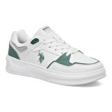 U.S. Polo Assn. Alucard Spor Ayakkabı Beyaz-Yeşil