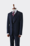 Modern Kesim Yelekli Erkek Takım Elbise - Slim Fit Şık ve Rahat