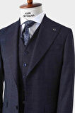 Dört Mevsim Kullanılabilir Yelekli Erkek Takım Elbise - Modern Slim Fit