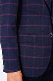 Modern ve Şık Slim Fit Dar Kesim Yün Viskon Erkek Ceket