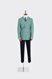 Kruvaze Stil Erkek Ceket - Nefes Alabilir Kumaş-KAW5244W