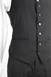 Şık ve Modern Slim Fit Erkek Yelek - Polyester Viskon Karışımı