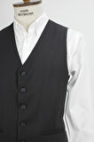 Şık ve Modern Slim Fit Erkek Yelek - Polyester Viskon Karışımı