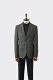 Modern Slim Fit Dar Kesim Yün Erkek Ceket