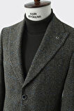 Modern Slim Fit Dar Kesim Yün Erkek Ceket