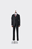 Slim Fit Kesim Yelekli Erkek Takım Elbise - Şık ve Rahat Tasarım