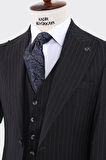 Dört Mevsim Kullanılabilir Slim Fit Yelekli Erkek Takım Elbise - Şık Tasarım