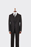 Modern Kesim Yelekli Erkek Takım Elbise - Slim Fit Rahat ve Şık