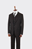 Modern Kesim Yelekli Erkek Takım Elbise - Slim Fit Rahat ve Şık