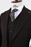 Modern Kesim Yelekli Erkek Takım Elbise - Slim Fit Rahat ve Şık