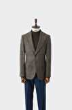 Modern Slim Fit Dar Kesim Yün Erkek Ceket