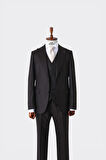 Viskon Karışımlı Slim Fit Yelekli Erkek Takım Elbise - Şık ve Rahat