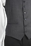 Şık ve Modern Slim Fit Erkek Yelek - Polyester Viskon Karışımı