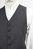 Şık ve Modern Slim Fit Erkek Yelek - Polyester Viskon Karışımı