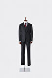 Slim Fit Kesim Yelekli Erkek Takım Elbise - Şık ve Rahat Tasarım