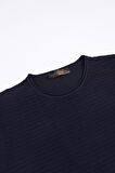Erkek Moda Bisiklet Yaka Kısa Kol T-Shirt-KAV6207S